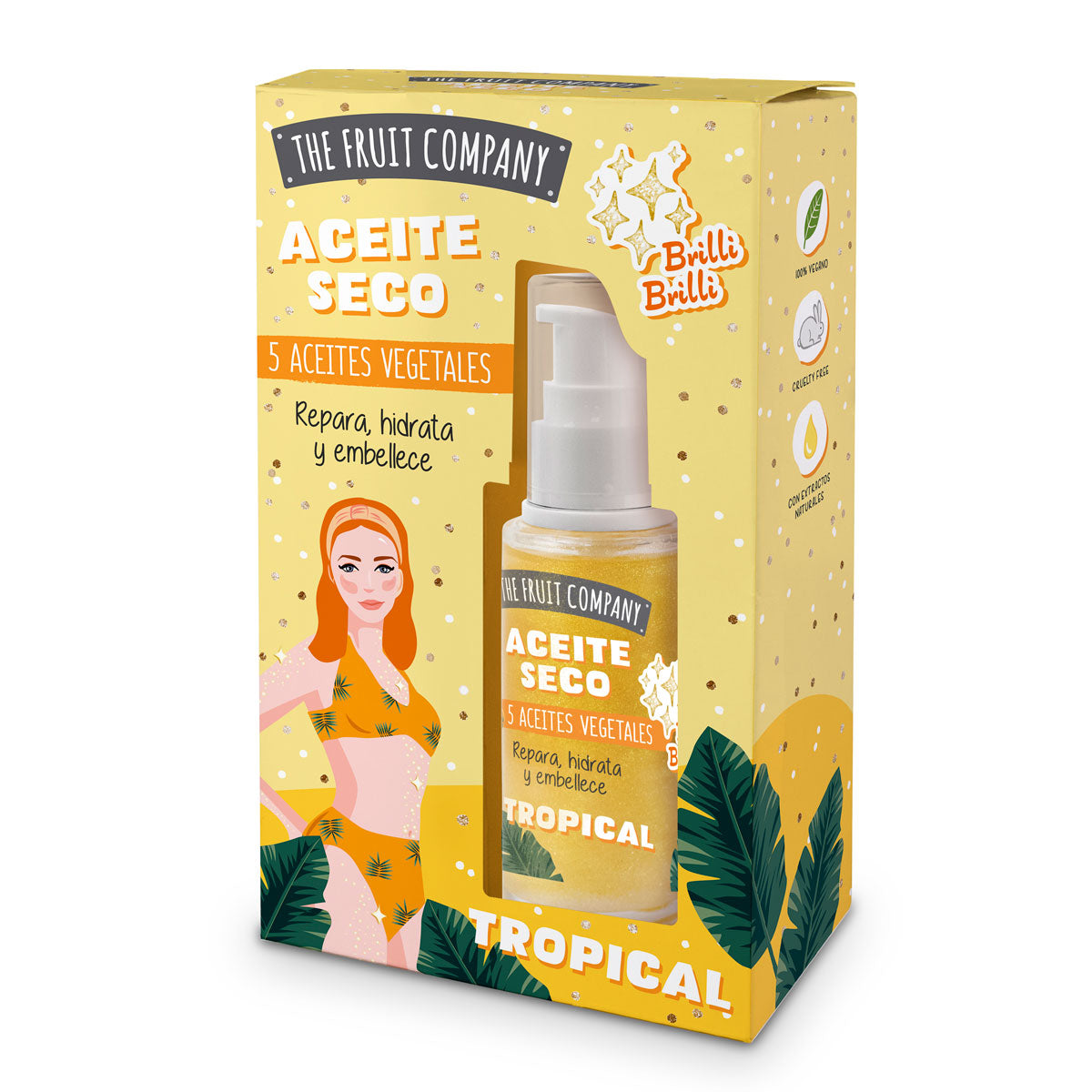 Olio secco Glitter TROPICAL