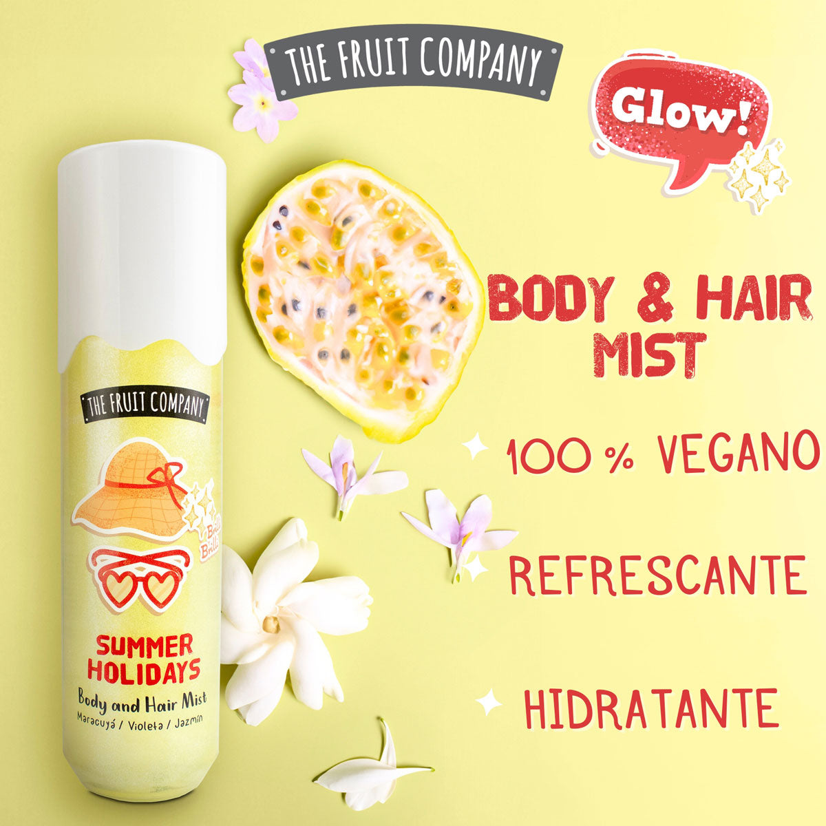 Spray per capelli e corpo Summer Holidays Glitter