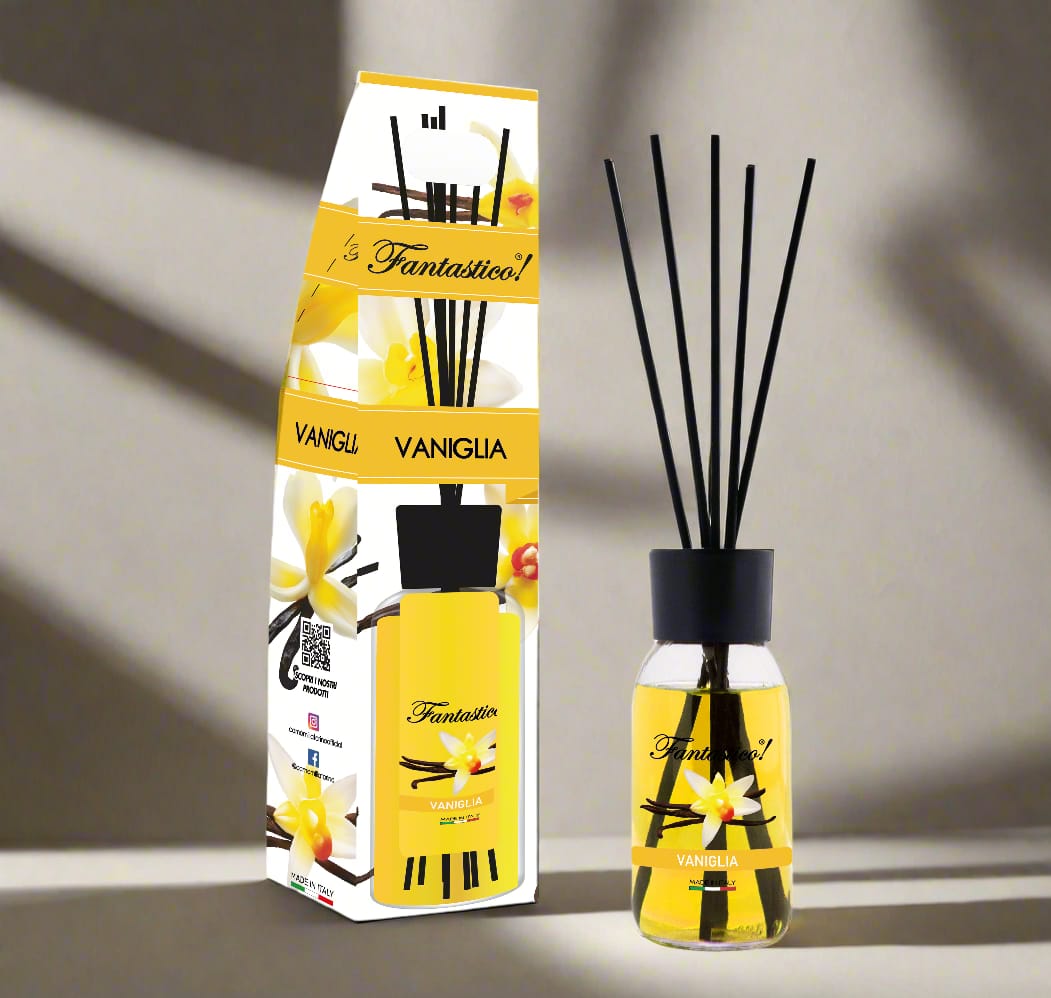 Deodorante Ambiente Mikado 100 Ml – Profumazione Manico, Bastoncini Di Rattan, Profumatore Per Casa