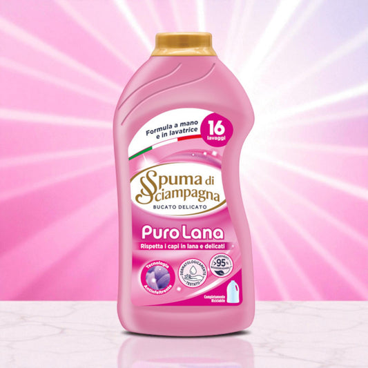 DETERSIVO BUCATO A MANO E LAVATRICE PURO LANA 16 LAVAGGI 800ML