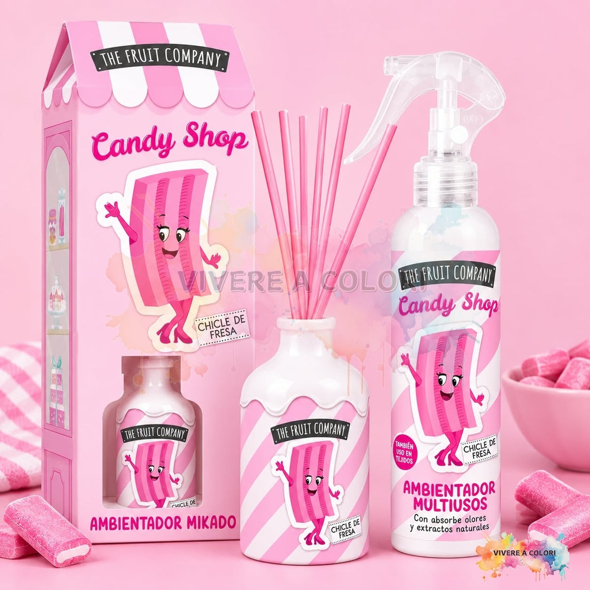 SET DEODORANTE AMBIENTE "spray-mikado"