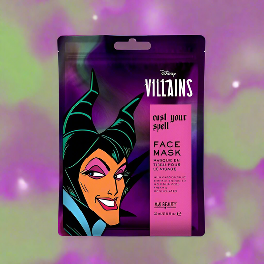 Maschera viso in tessuto "MALEFICENT"