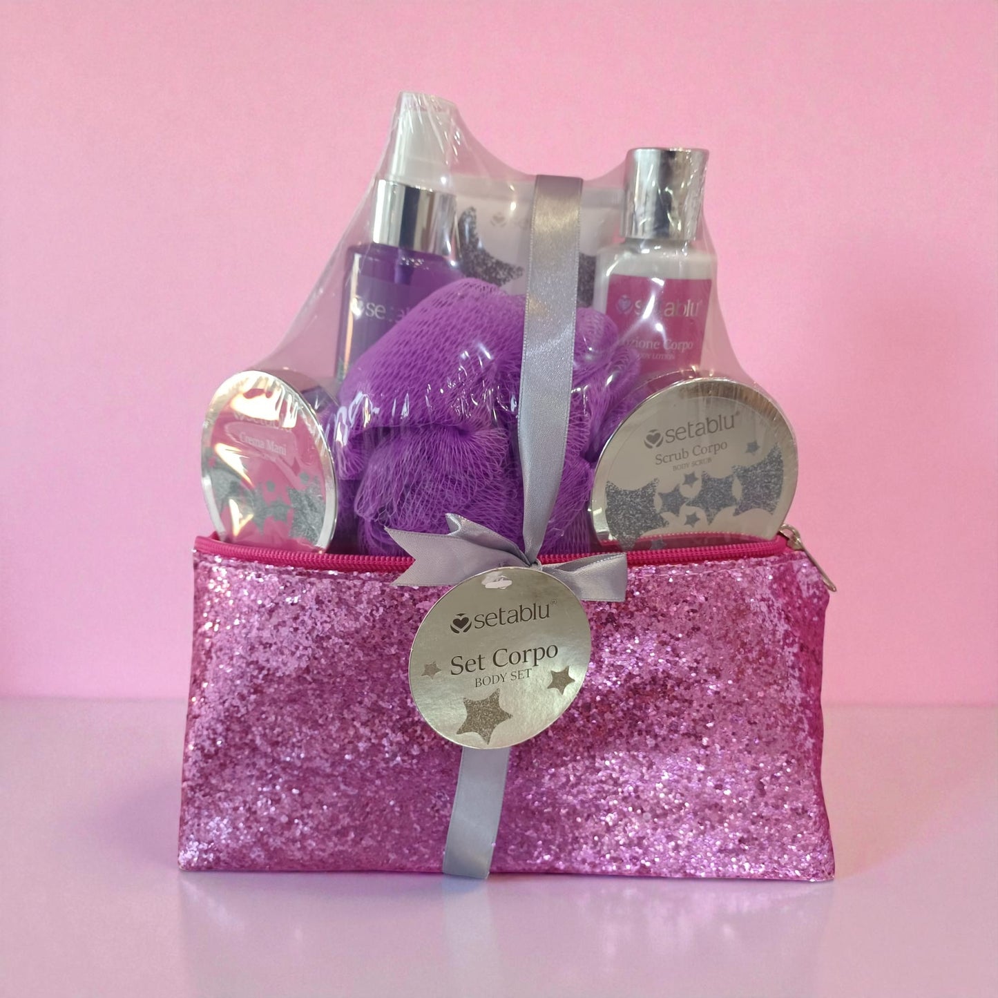 SET REGALO POCHETTE GLITTER
