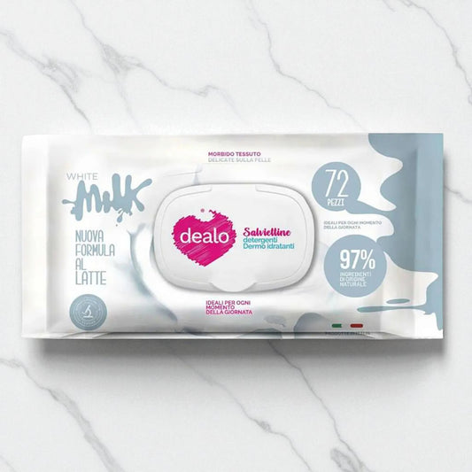 Salviette BIANCO LATTE 72pz